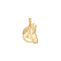 Pendant Country Horse 18k Gold Plated
