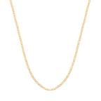 Men's 60cm chain, Eli Piastrini design - 18k gold plated
