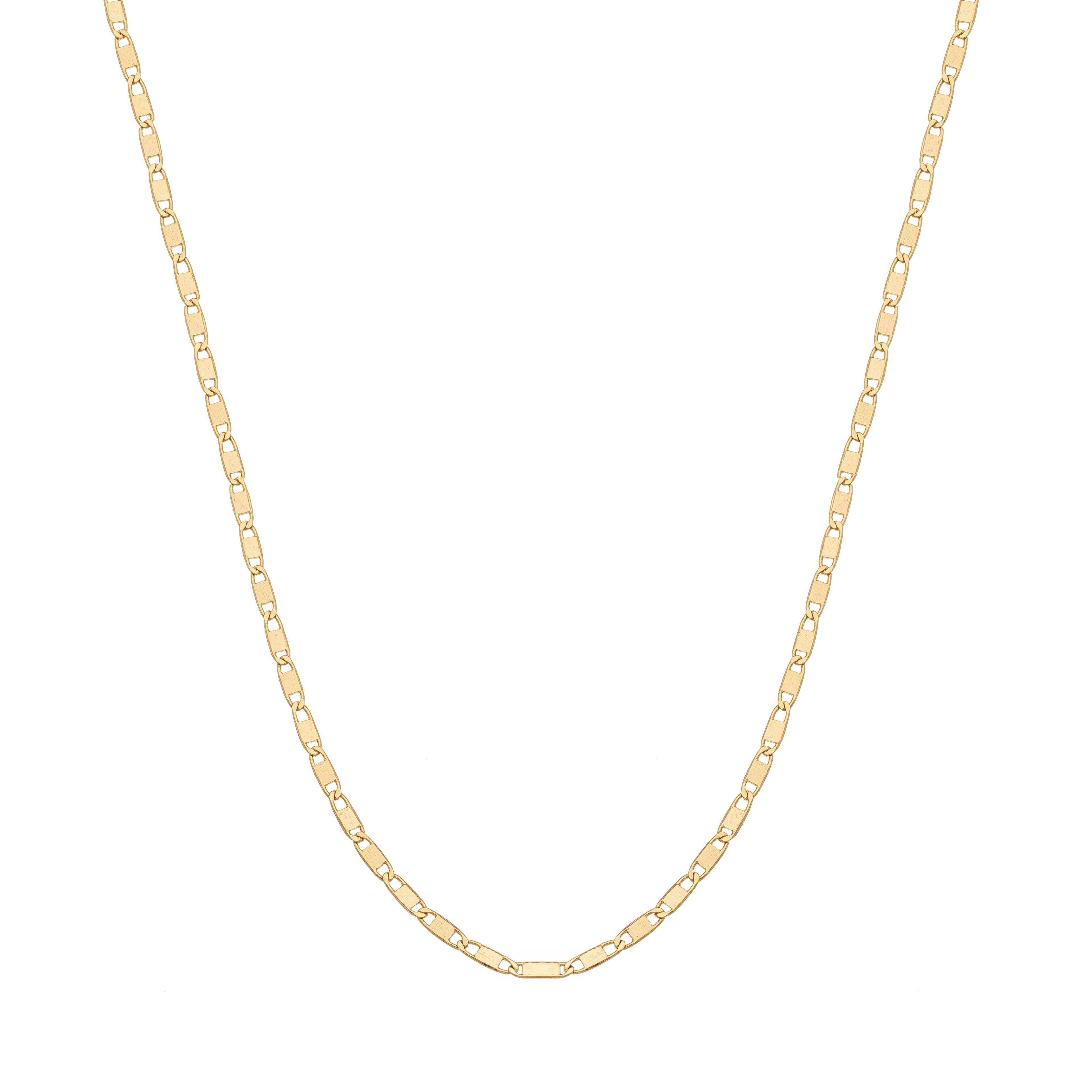 Men's 60cm chain, Eli Piastrini design - 18k gold plated