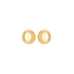 Bold Dome Stud Earrings – 18K Gold Plated Minimalist Earrings