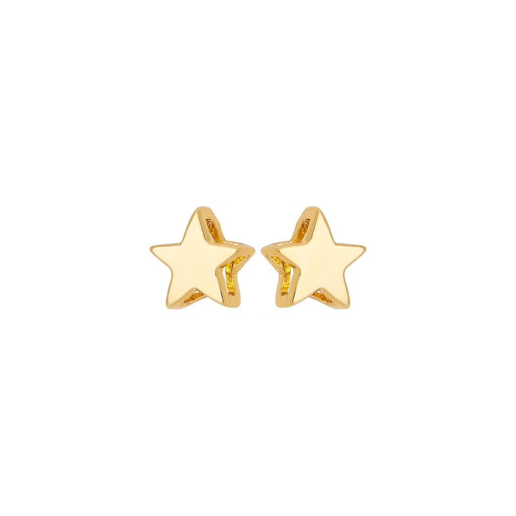 Star Stud Earrings – 18K Gold Plated Minimalist Star Earrings